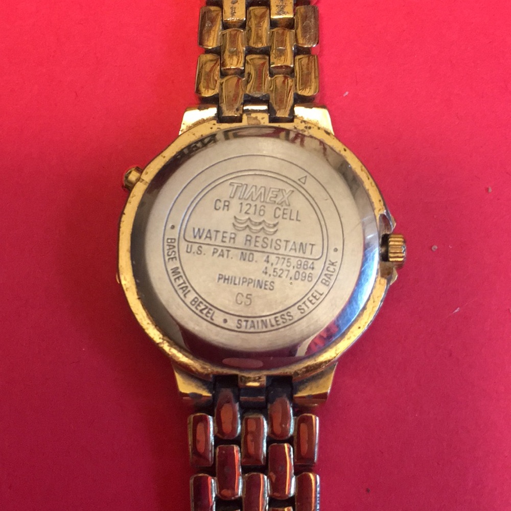 Timex Women's Watch Gold Tone Roman Numerals - Picture 3 of 5